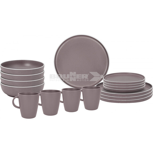 Brunner Lunch Box Dolomit Camping-Besteck, lila