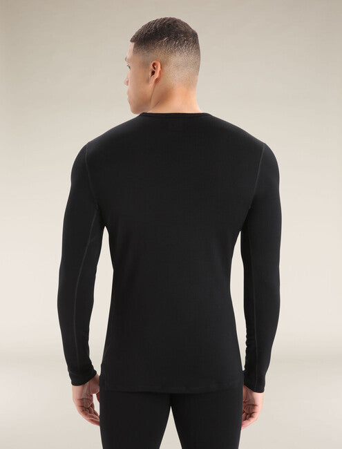 Icebreaker 260 Tech Men's Long Sleeve Thermal T-shirt, schwarz