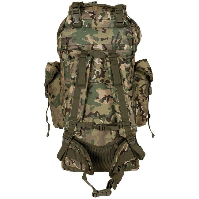 MFH MOLLE 65L Rucksack Aluminiumstange op.-camo