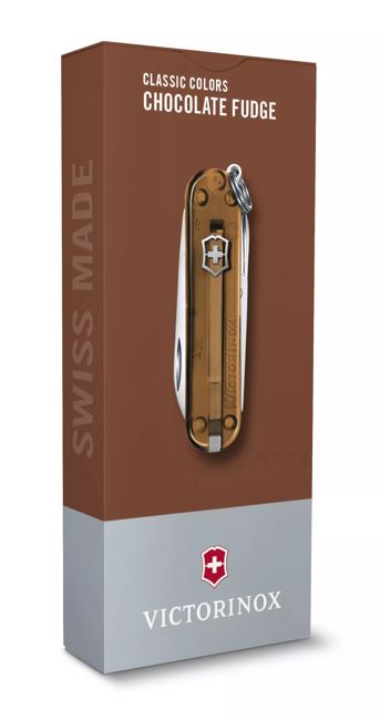 Victorinox Vreckový nôž Classic SD Transparent, hnedá