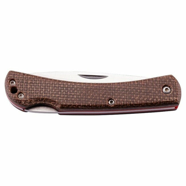 Herbertz taschenmesser 7,6cm, micarta braun