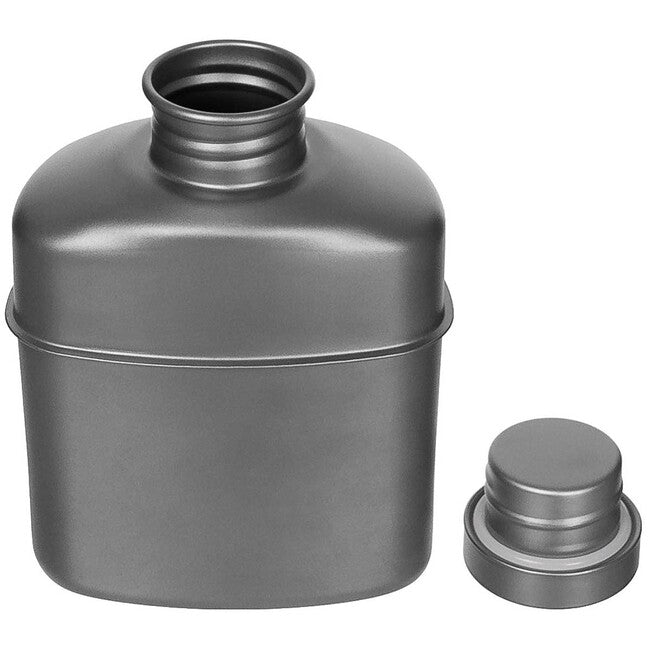 Fox Outdoor Feldflasche, ca. 1 L, titanfarben