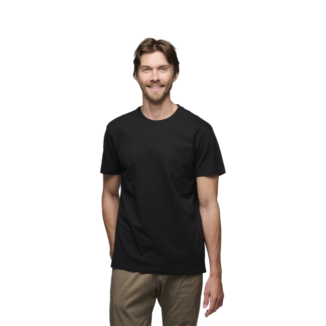 Black Diamond Project herren Kurzarmhemd, schwarz