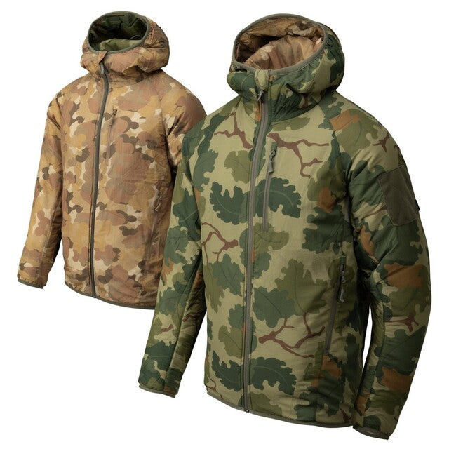 Helikon-Tex Wolfhound zweiseitige jacke - windpack - mitchell camo leaf/mitchell camo clouds