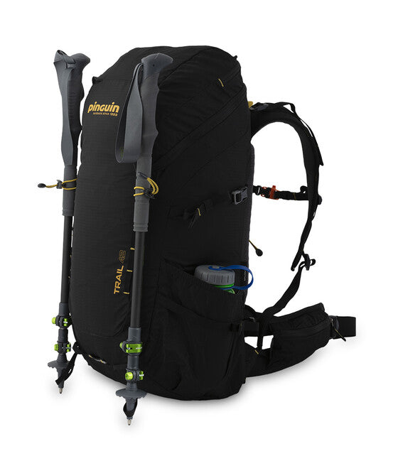 Pinguin-Rucksack Trail 42 Nylon, 42 L, schwarz