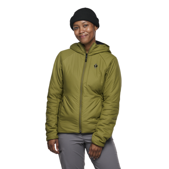 Black Diamond First Light Stretch damen-Stretch-Sweatshirt, Crag-Grün