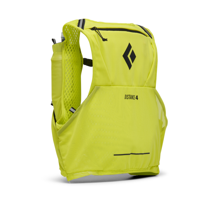 Black Diamond Distance 4 damen-Laufweste mit Trinksystem, optisches Gelb