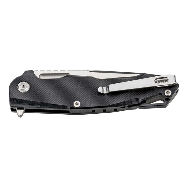 Herbertz Einhandtaschenmesser 9,7cm strukturiertes G10, schwarz
