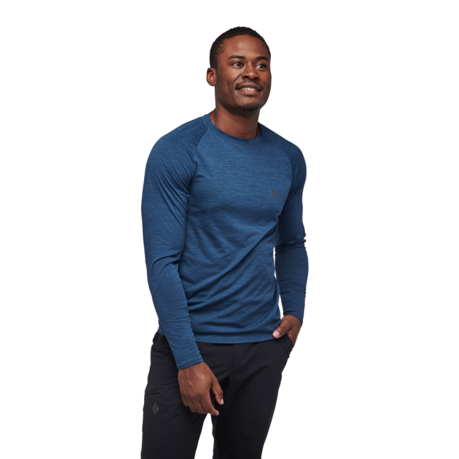 Black Diamond Lightwire Tech herren langarm-T-shirt, indigo