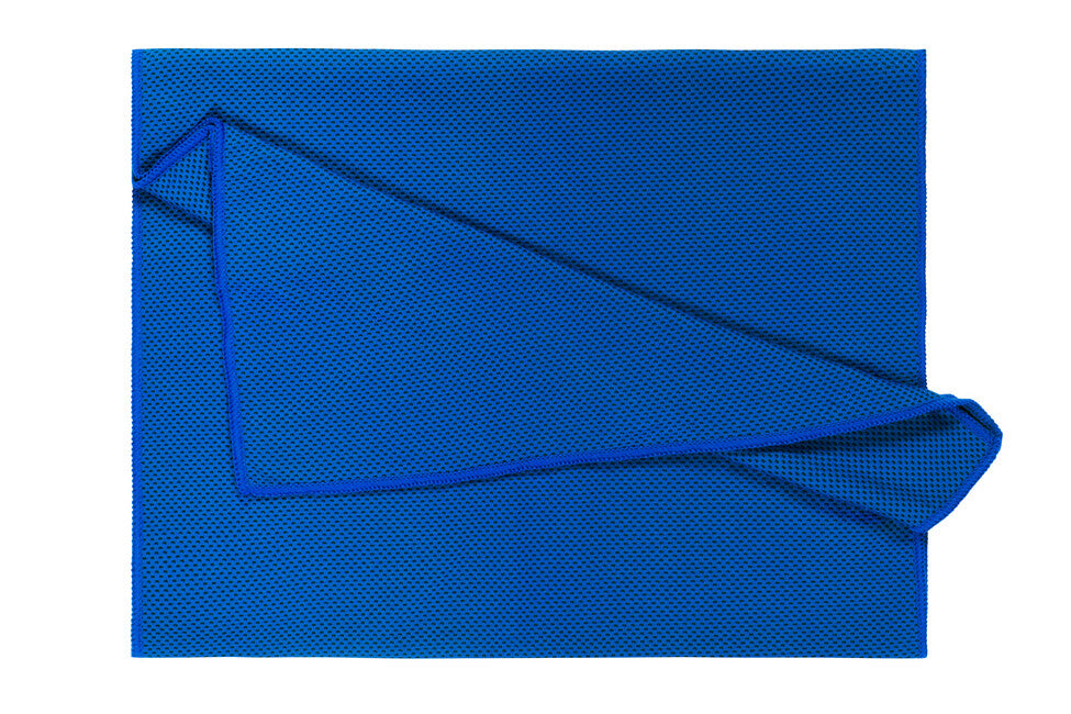 BasicNature CoolSport handtuch 30 x 100 cm, blau