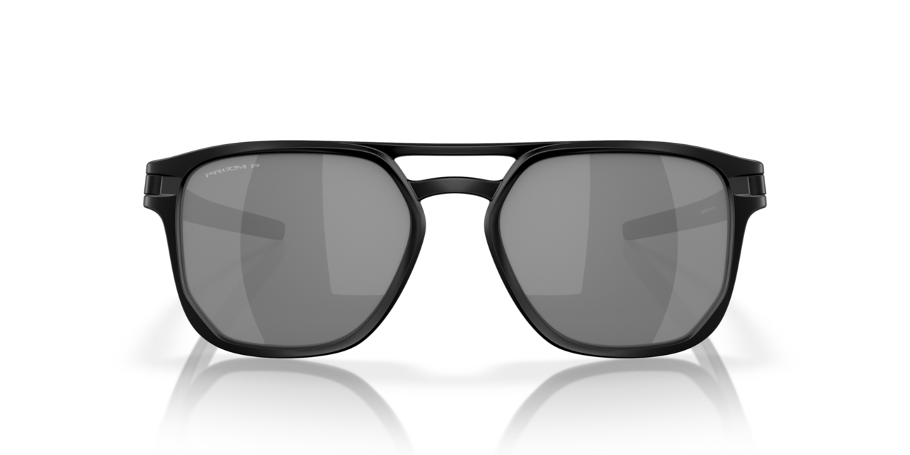 Oakley Latch Beta Sonnenbrille mit Rahmen Matte Black und mit Dias Prizm Black Polarized 54