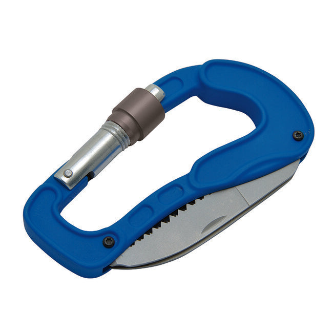 Baladeo ECO212 Klippenkarabiner + 2 Klingen, blau