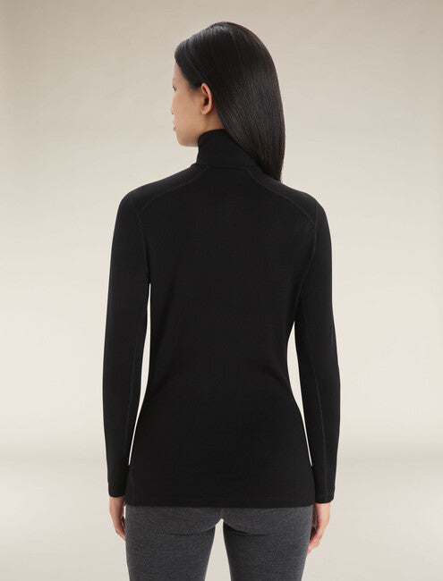Icebreaker 260 Tech Zippered Thermal sweatshirt, schwarz