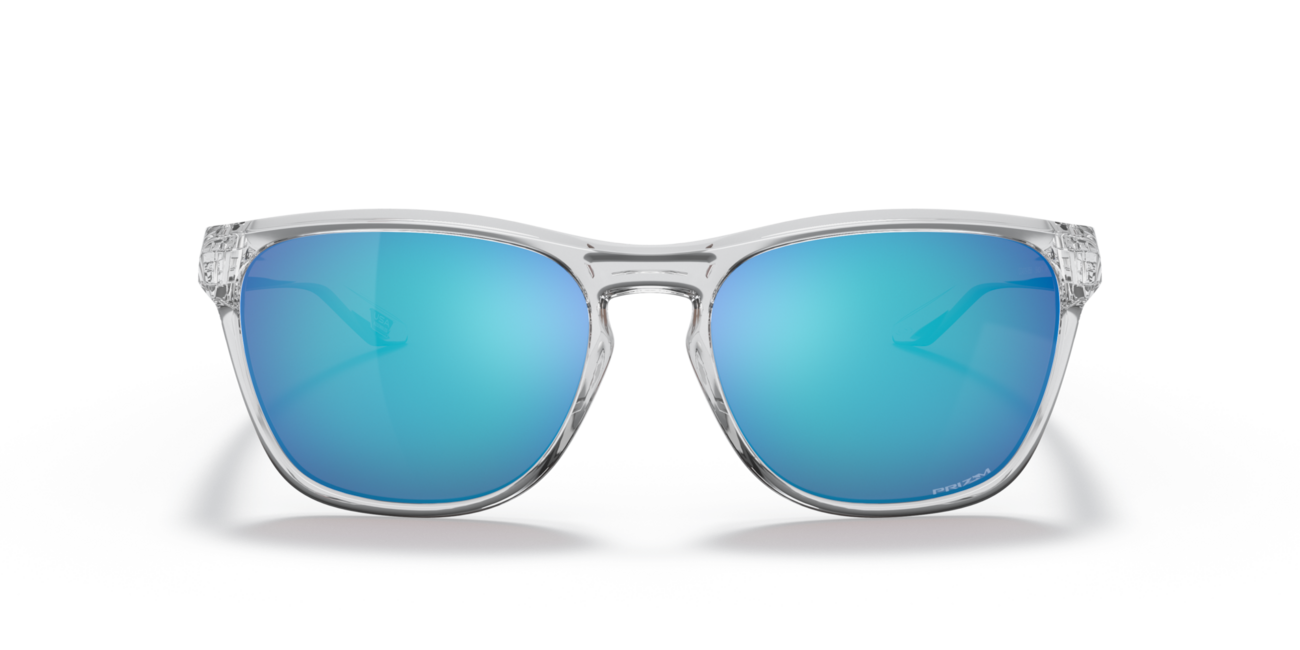 Oakley MANORBURN Sonnenbrille mit Rahmen Polished Clear und mit Dias Prizm Sapphire 56