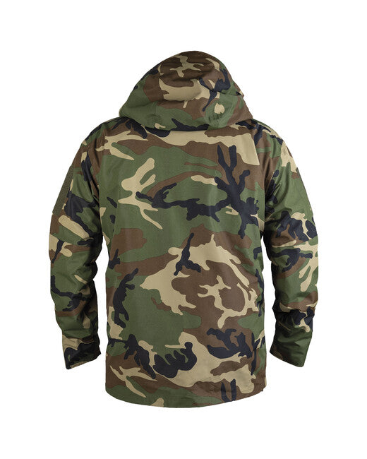 Mil-Tec jacke nässeschutz m.fleeceja.gen.ii woodland