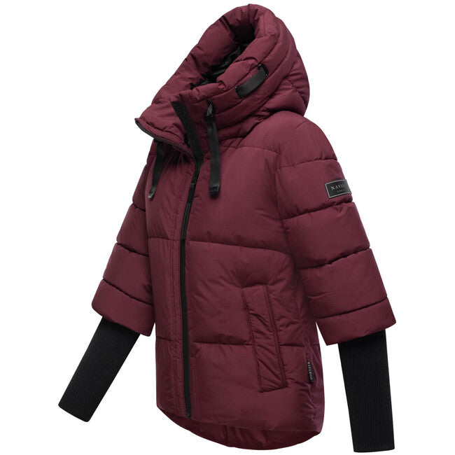 Navahoo LOTUSHERZ XIV damen Winterjacke weinrot