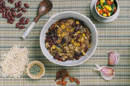 Jomipsa Forestia Chili con Carne mit Vollkornreis-SH