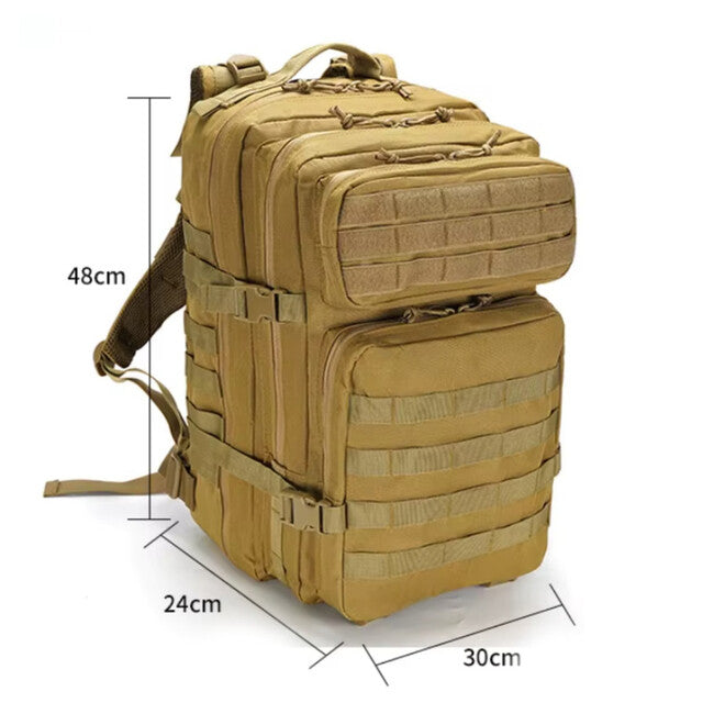 DRAGOWA TACTICAL US Flag Moll 3P Rucksack, schwarz