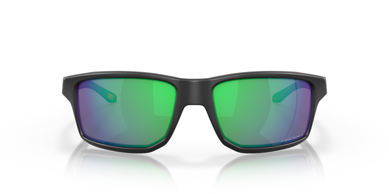 Oakley GIBSTON Sonnenbrille mit Rahmen Matte Black und mit Dias Prizm Jade 61