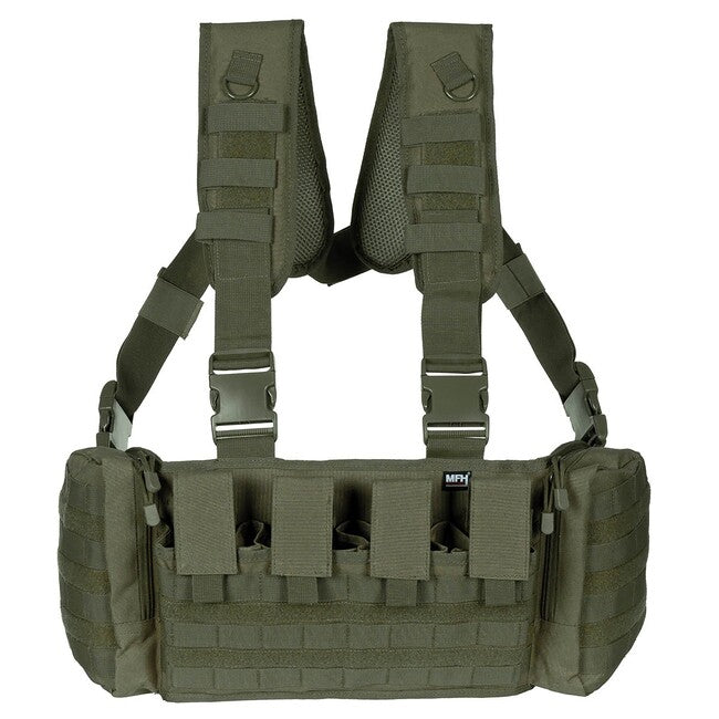 MFH Professional Taktische Weste Chest Rig Mission, OD grün
