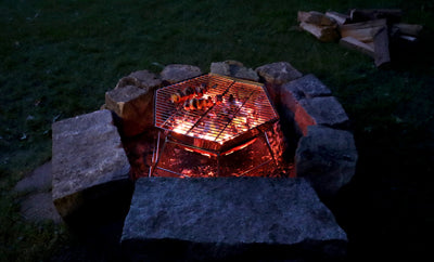 Origin Outdoors Hexagon-Grill und Kamin