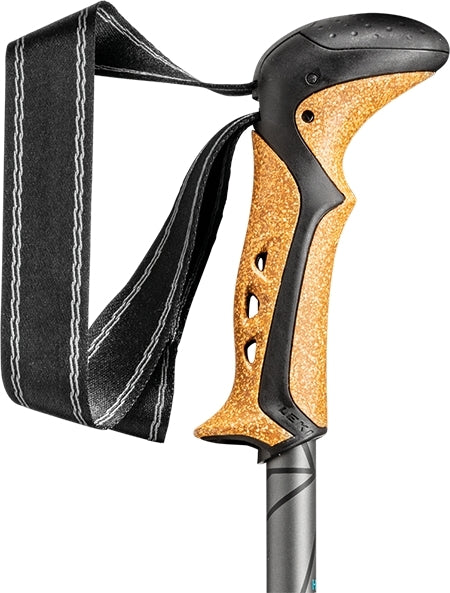 LEKI Khumbu Lite AS Trekkingstöcke, schwarz-petrol-dunkelanthrazit, 100 - 135 cm