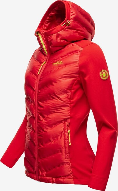 Navahoo NIMM MICH MIT damen Outdoorjacke, rot