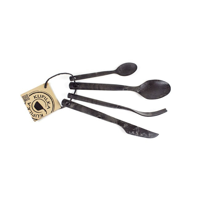 Kupilka CUTLERY Camping-Besteck im Set, schwarz