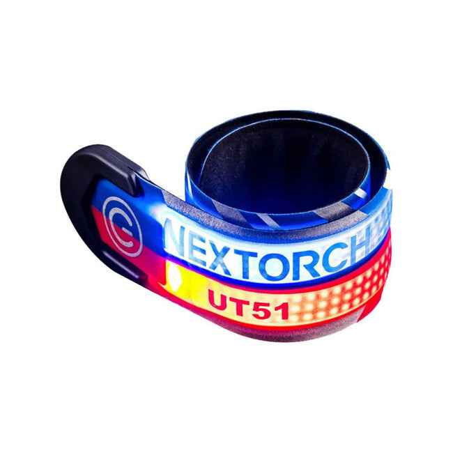 NexTorch® UT51 L blinkendes sicherheitsband rot-blau