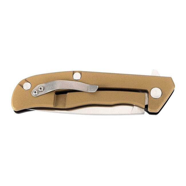 Herbertz TOP-Collection Einhandtaschenmesser 9,5cm, G10, rostfreier Stahl, schwarz, gold