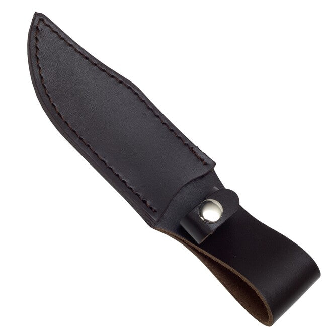 Haller Jugend Messer mit feststehender Klinge Ebenhholz/Wurzelholz