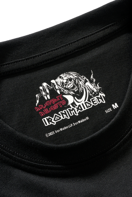 Brandit Iron Maiden T-shirt Eddy Glow, schwarz