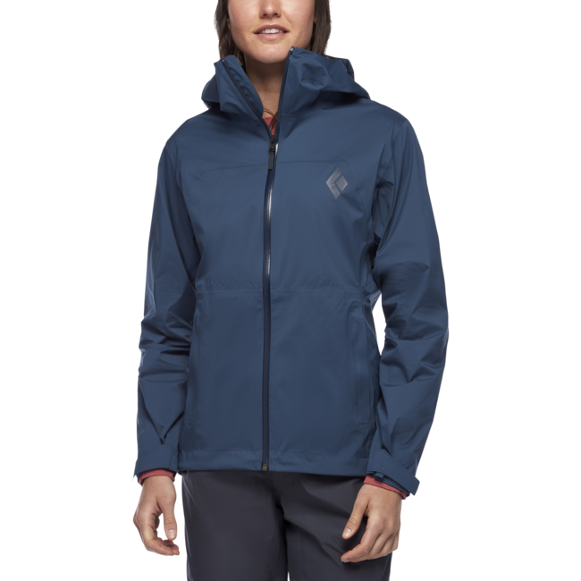 Black Diamond StormLine Stretch Rain Shell damen-Regenjacke, tintenblau