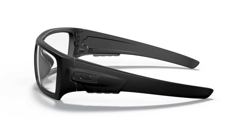 Oakley Det Cord Ballistische Brille mit klarer Linse, matt schwarz