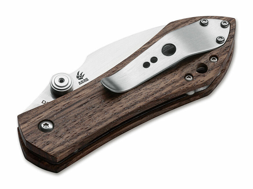 BÖKER Plus Anso robustes taschenmesser 8,7 cm, zebraholz, nylonscheide