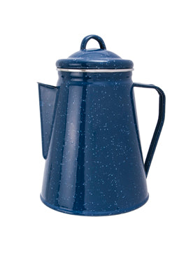 Origin Outdoors Emaille-Kaffeekanne 1,8 l, blau