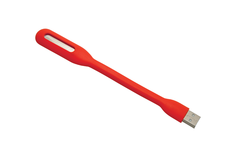 Baladeo PLR946 led usb-taschenlampe, rot