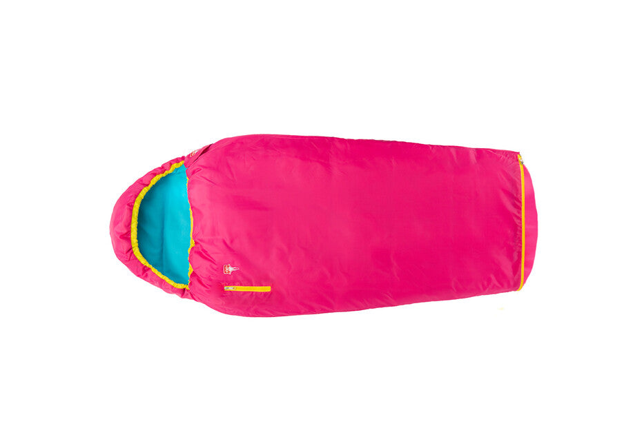 Grüezi-Sack Bunter Grüezi Kids Schlafsack rosa