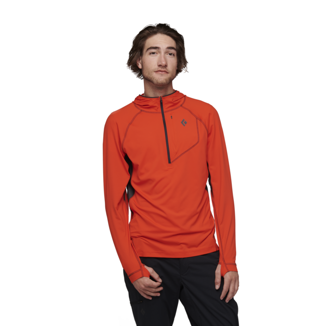 Black Diamond Alpenglow Pro herren sweatshirt, octane