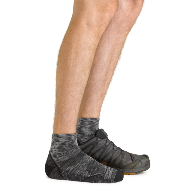 Darn Tough Light Hiker socken 1/4 mit kissen, space gray