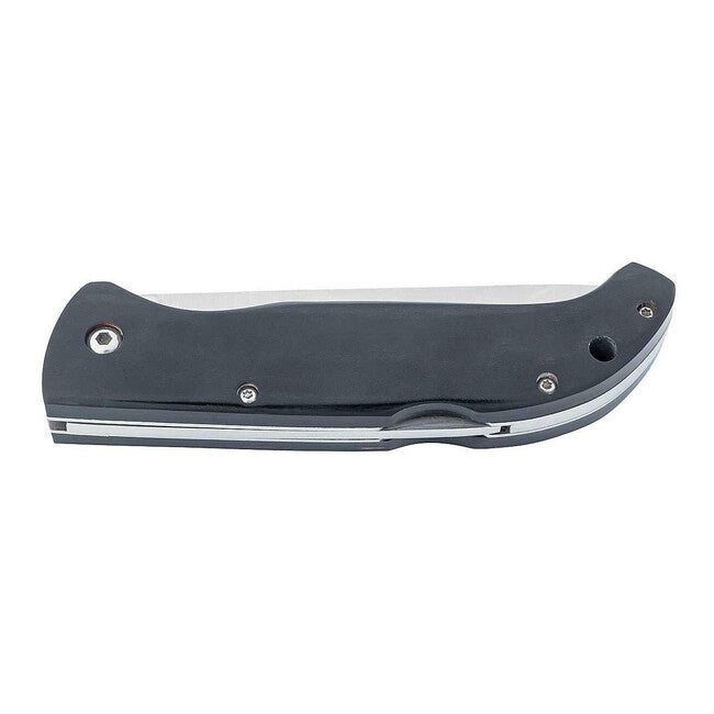 Herbertz taschen-Freizeitmesser 9cm, schwarzes Holz Pakka