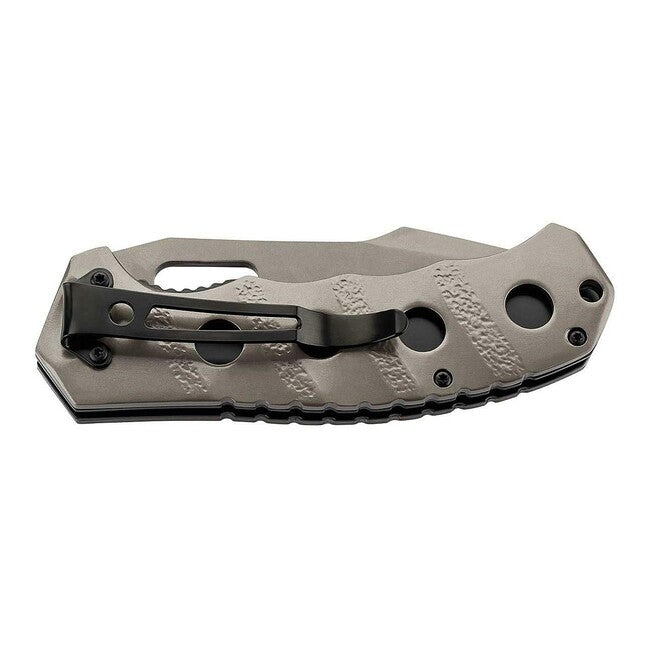 Herbertz Stahl Einhandtaschenmesser 9cm, stahl, titan