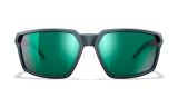 WILEY X Sierra Captivate Sonnenbrille Polarized grüner Spiegel, matte graphite