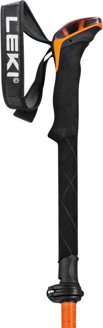 LEKI Sherpa FX Carbon Strong Trekkingstöcke, orange-denimblau, 120 - 140 cm