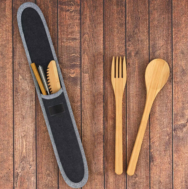 Origin Outdoors Bambus-Besteck-Set
