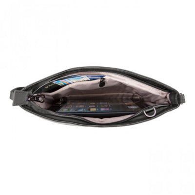 Travelon Parkview Small Anti-Diebstahl Umhängetasche Braun