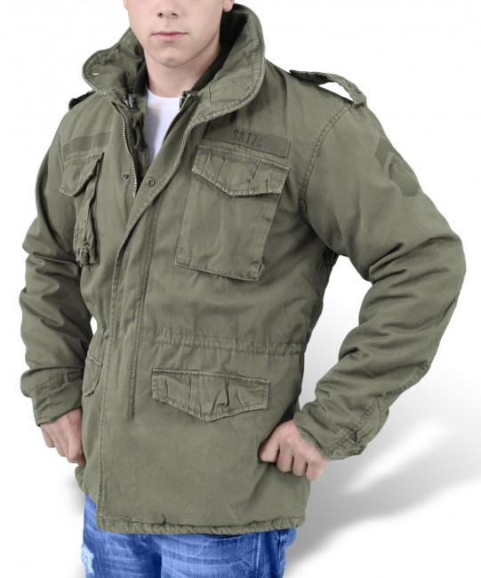 Surplus bunda Regiment M65, olivová