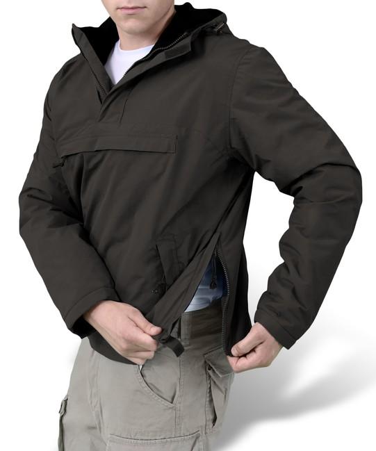 Surplus bunda Windbreaker, čierna
