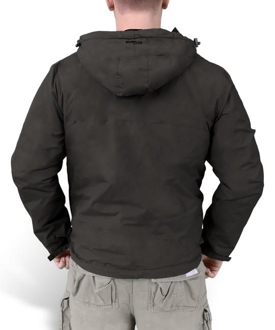 Surplus bunda Windbreaker, čierna