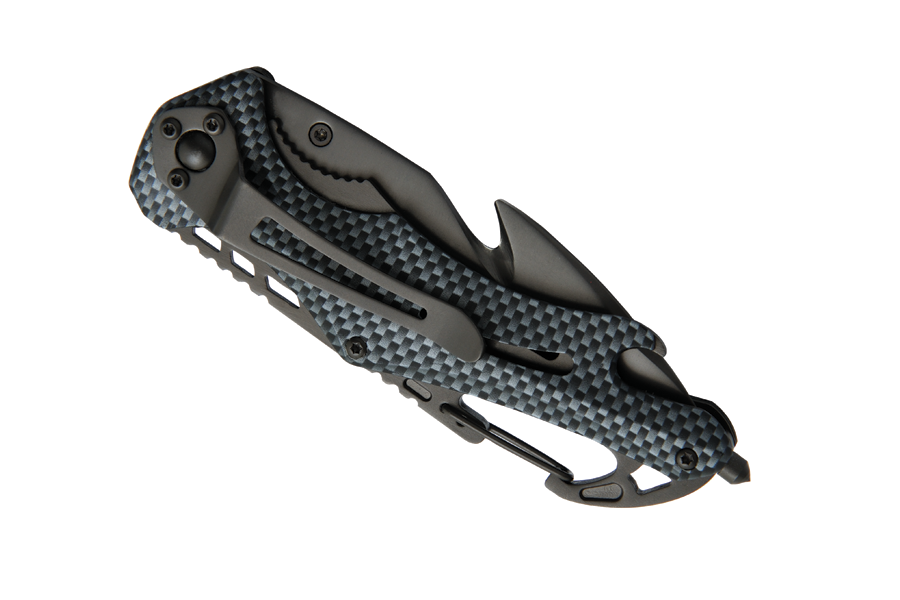 Baladeo ECO202 notfall-rettungsmesser, schwarz